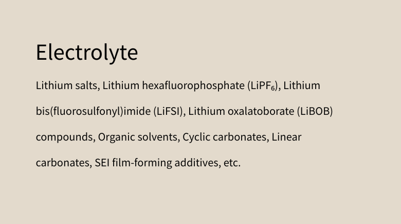 Electrolyte